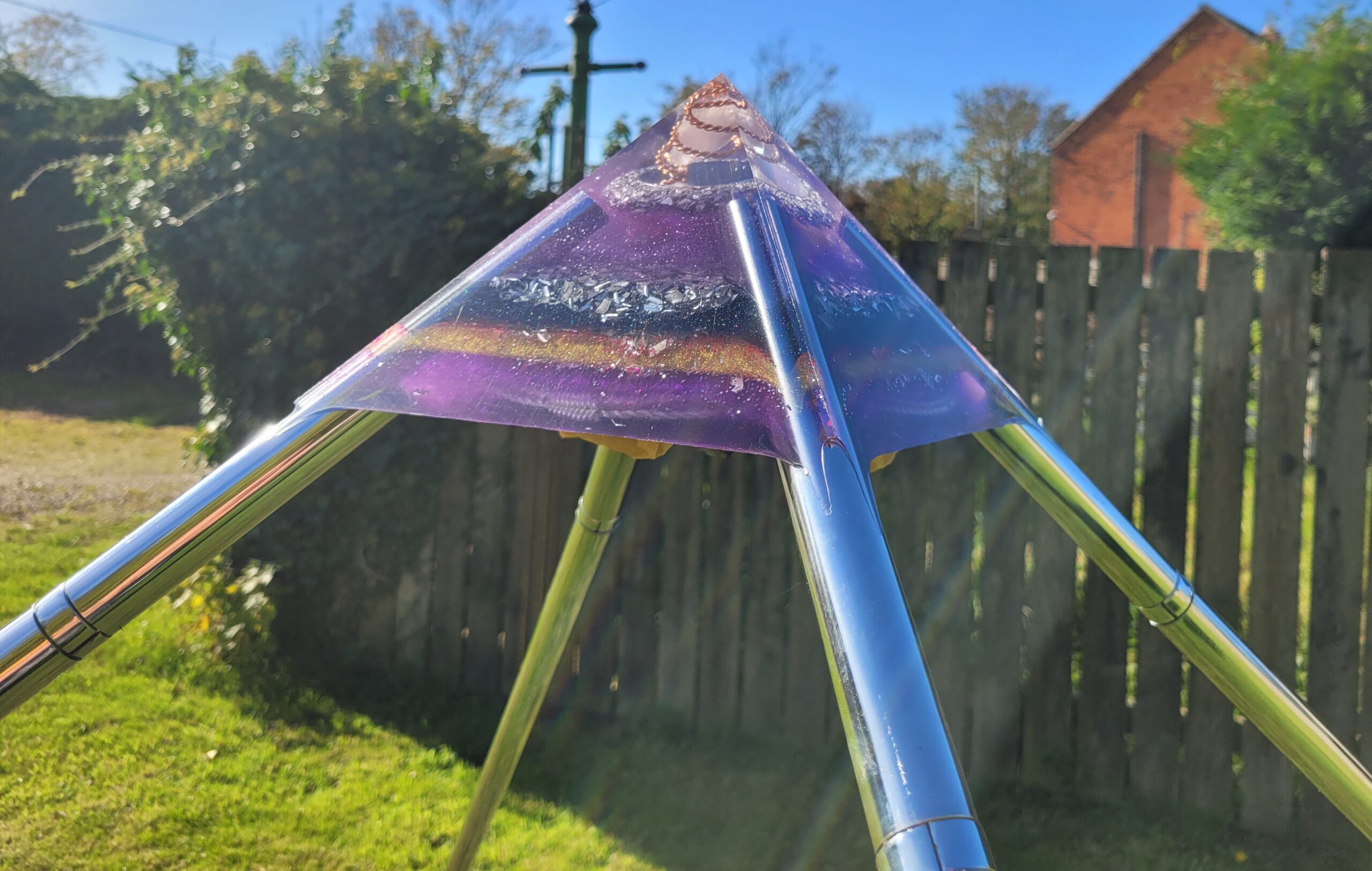 meditation pyramid outside